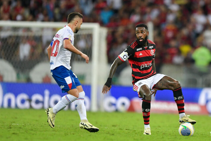 Flamengo 2x1 Bahia - 20/06/2024 Gols de Gérson e David Luiz (FLA) e Everaldo (BAH) - 10a rodada 