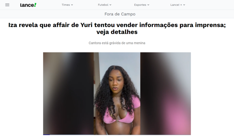 No vídeo, Iza detalha o acontecimento e revela tentativa de vender informações.