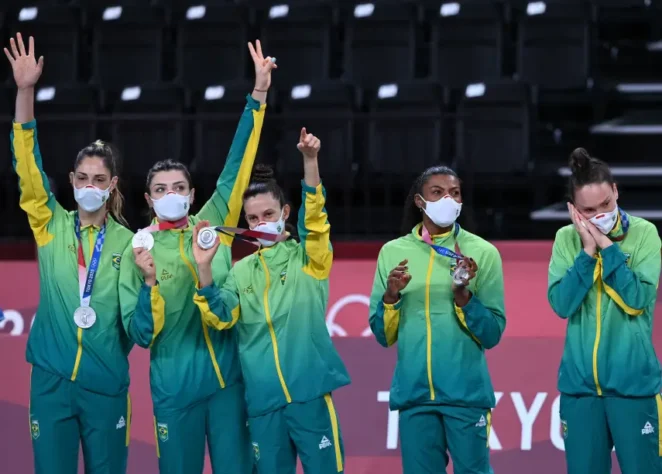 Vôlei feminino - prata