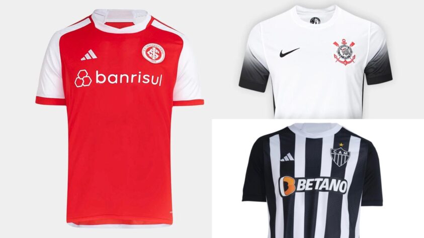 Internacional, Corinthians, Atlético Mineiro - 349,99