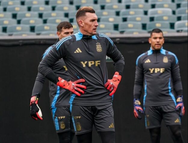 Franco Armani, goleiro reserva da Argentina, completou 37 anos em outubro do ano passado. 