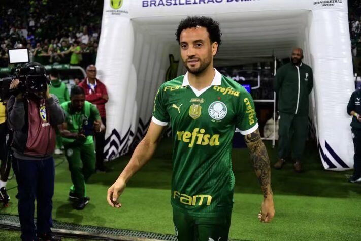 Palmeiras: Felipe Anderson (Ponta), Augustín Giay (Lateral) e Maurício (Meia).