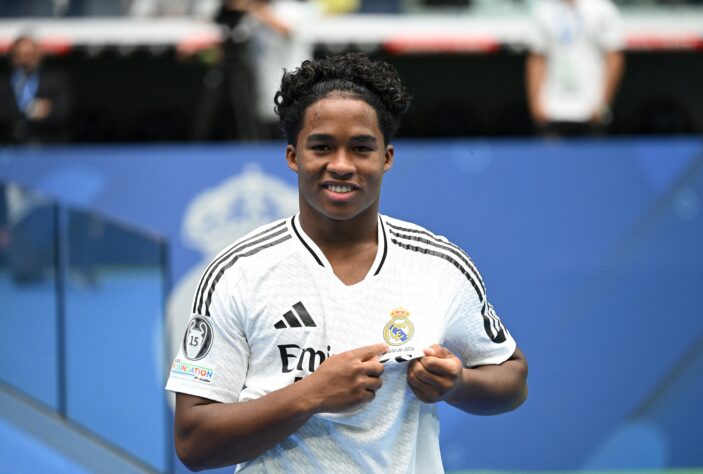 3. Endrick (Brasil) - Real Madrid - 18 anos