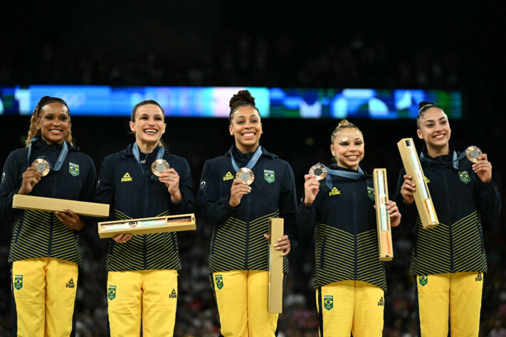 Bronze na final por equipes nas Olimpíadas de Paris 2024