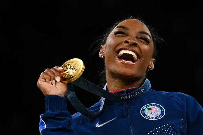 1º. Simone Biles - Ginástica