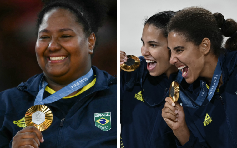 2º - Duda, Ana Patrícia e Beatriz Souza (um ouro): R$ 350 mil