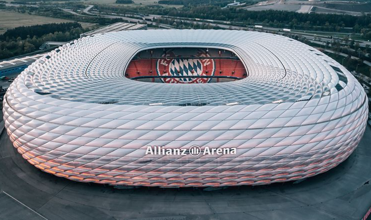 Allianz Arena - Estádio do Bayern de Munique, time de futebol da Alemanha