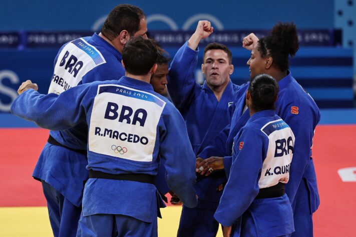 Brasil (Judô) - bronze por equipes mistas