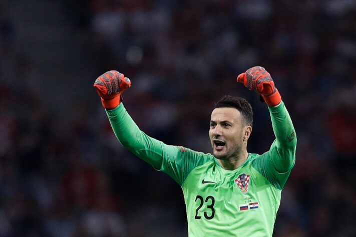 Subasic - Croácia x Dinamarca - Copa do Mundo 2018