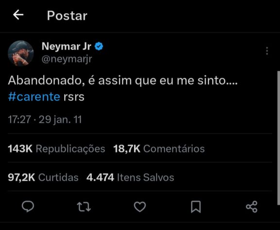 Quem nunca, Ney??