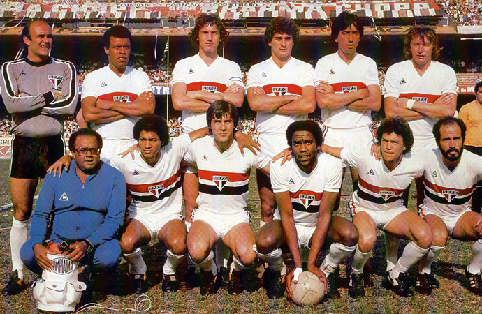 São Paulo 5x1 Arábia Saudita (1981) - Rivellino jogou pelo São Paulo contra a Arábia Saudita no Morumbi e ajudou na goleada por 5 a 1.  