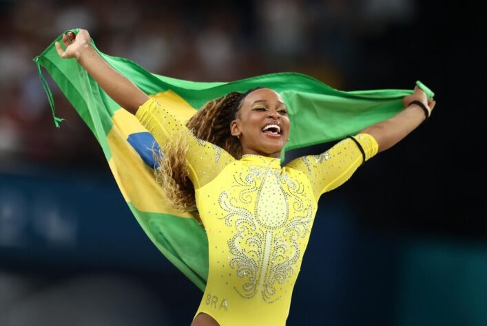 Rebeca Andrade se tornou a brasileira com mais medalhas na história (seis)! Mas quanto será que a lenda recebeu por cada uma? Saiba agora!