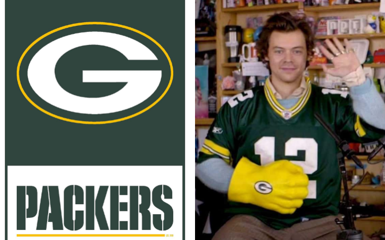 O cantor Harry Styles é torcedor do Green Bay Packers.