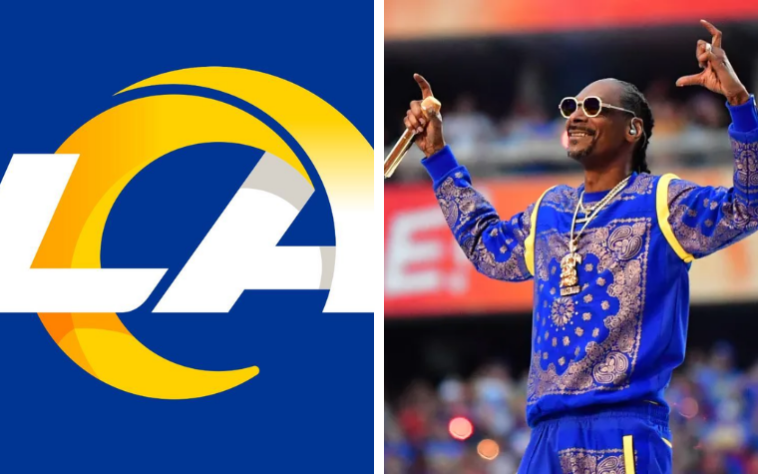 O rapper Snoop Dogg é torcedor do Los Angeles Rams.