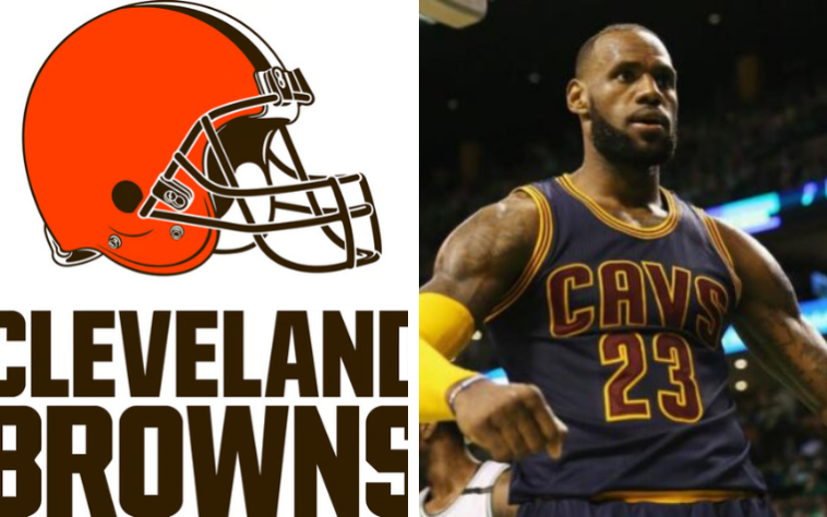 Astro do basquete, LeBron James é torcedor do Cleveland Browns.