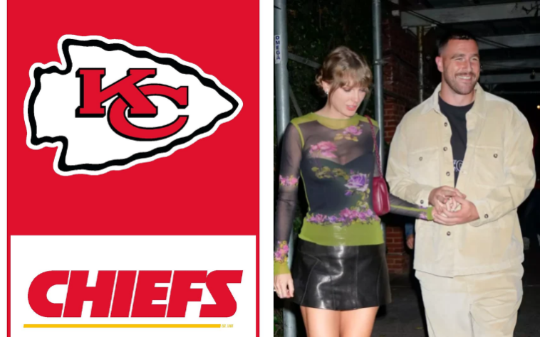 A cantora pop Taylor Swift é torcedora do Kansas City Chiefs e namora Travis Kelce, um dos astros do time.