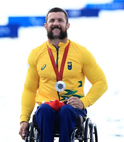 Prata! Em dobradinha do Brasil nos 200m canoa VL2, Igor Tofalini garantiu o segundo lugar na prova.