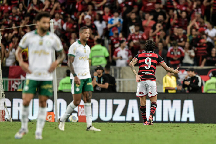 Oitavas (ida): Flamengo 2x0 Palmeiras - Pedro e Luiz Araújo, do Flamengo