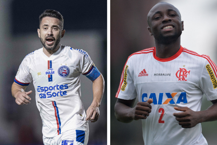 Clima de decisão! Confira 10 jogadores que atuaram por Flamengo e Bahia