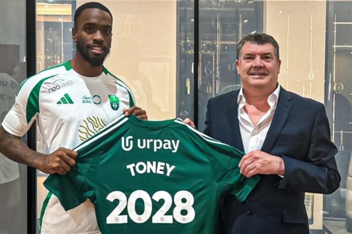 Ivan Toney (Al-Ahli) - € 25,51 milhões (R$ 157,72 milhões)