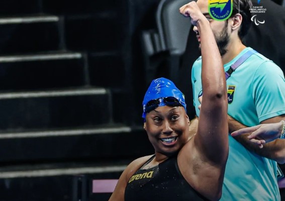 Lídia Cruz (natação) – 50m costas (S4) – bronze