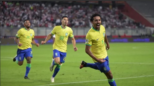 Peru 0x1 Brasil (Eliminatórias da Copa do Mundo 2026) - 12/09/2023 - Gol de Marquinhos 