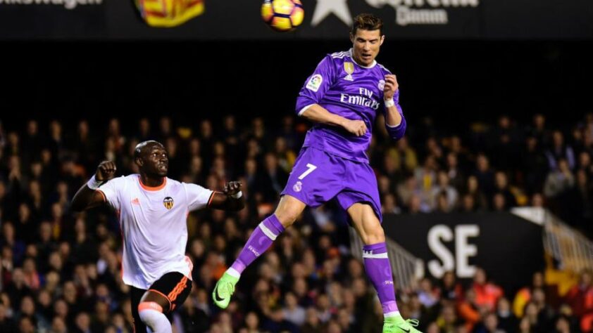 Cristiano Ronaldo também se acostumou a balançar as redes do Mestalla. Contra o Valencia, também foram 15 gols anotados no decorrer dos confrontos.