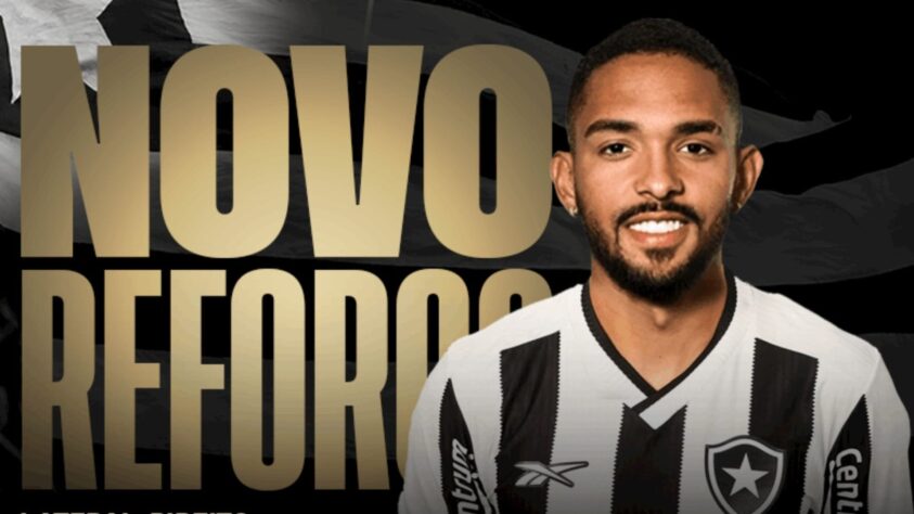 6. Vitinho (Botafogo) - Lateral Direito - R$ 49,7 milhões