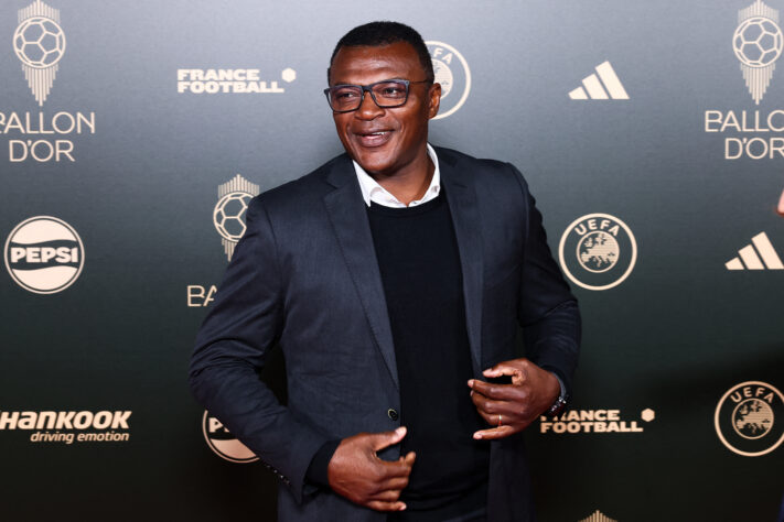 Ex-zagueiro francês, Marcel Desailly marcou presença no evento.