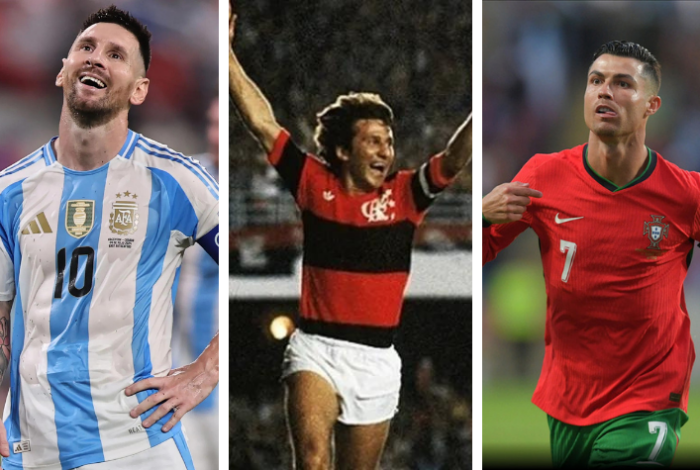 Messi, Cristiano Ronaldo e cinco brasileiros! Confira lista dos jogadores com mais gols oficiais de falta