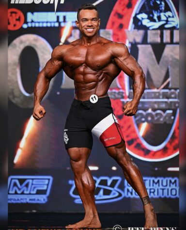 Vitor Chaves - 7º lugar na categoria Men's Physique no Olympia 2024