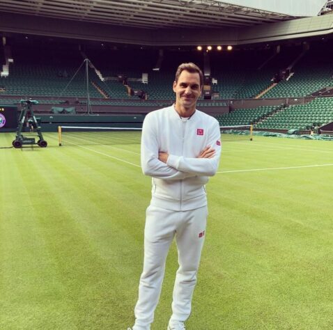 Roger Federer é o rei da grama, com oito títulos conquistados em Wimbledon. 