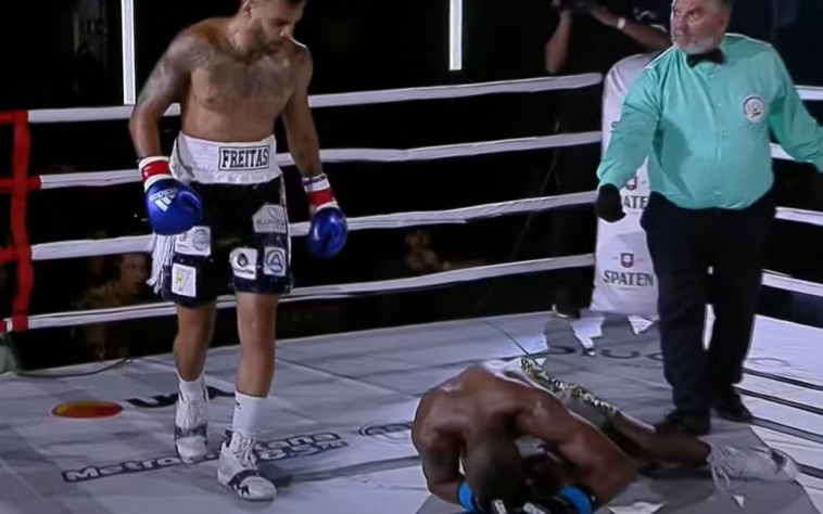 Iago Freitas, filho de Popó, venceu sua luta no Fight Music SHow após acertar um golpe em Paulo Roberto no final do primeiro round que levou o adversário ao chão. Paulo conseguiu levantar mas o juiz deu a luta para Iago. 