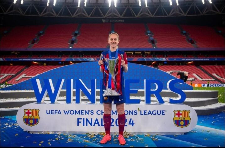 4° Keira Walsh - Barcelona (ESP) - 457 mil euros (R$2.77 milhões)