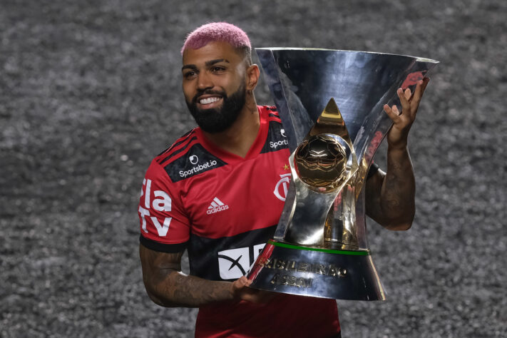 No Brasileirão, o jogador já marcou 70 gols e é um dos cinco maiores artilheiros do Flamengo pela competição nacional