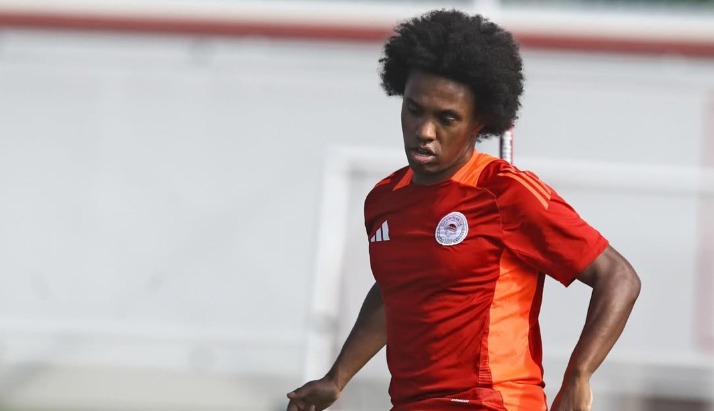 Willian, ex-Corinthians, atualmente no Olympiacos.