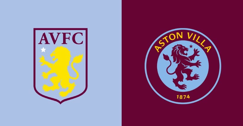 Aston Villa (escudo novo e antigo)