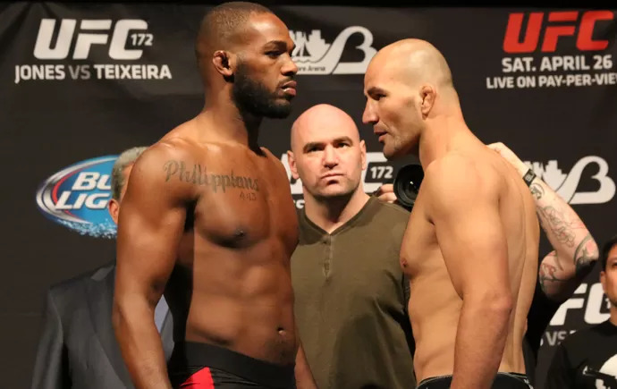 14- Glover Teixeira - UFC 172 - 26/4/2014 - Decisão unânime