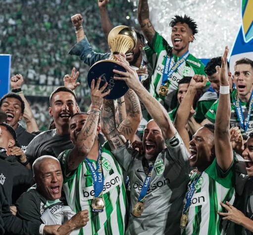 Já o turno Clausura foi faturado pelo Atlético Nacional. Reprodução