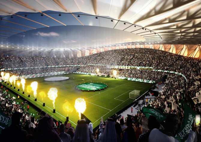 Prince Faisal Bin Fahd Stadium - Riade (planejado para 2032)