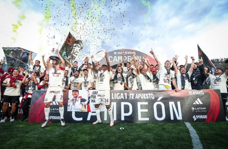 Na liga peruana, o Universitário se sagrou campeão em 2024.