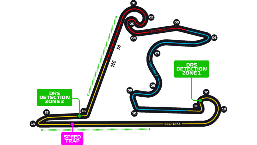 2º etapa: 21/03 a 23/03 - 04:00 - GP da China (Sprint) - Xangai, China