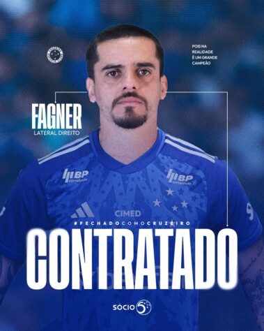 Fagner - Corinthians -> Cruzeiro - Empréstimo - Até 2025