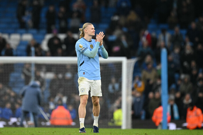 Erling Haaland, do Manchester City, está avaliado em 200 milhões de euros 