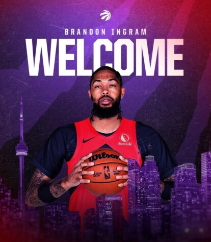 Brandon Ingram (1x All-Star) - trocado pelo Pelicans para o Toronto Raptors