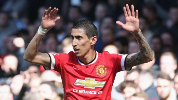 Di Maria vinha para o Manchester United com status de astro, após ser nomeado como o melhor jogador da partida da final da Champions League. O jogador não se firmou e ficou apenas uma temporada, sendo vendido ao PSG, onde virou um dos maiores jogadores da história do clube