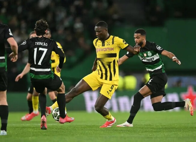 Borussia Dortmund x Sporting (3 a 0 no agregado)