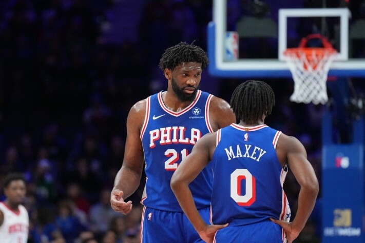 Philadelphia 76ers - Joel Embiid e Tyrese Maxey (2024)