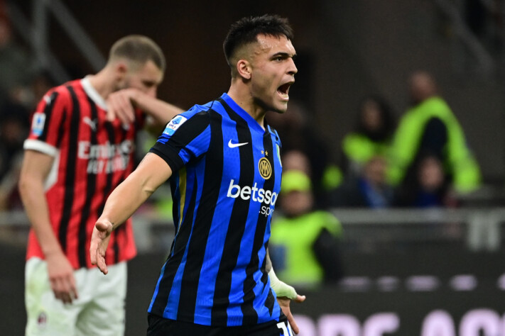 2️⃣ Lautaro Martínez: oito gols em nove partidas ⚽⚽⚽⚽⚽⚽⚽⚽