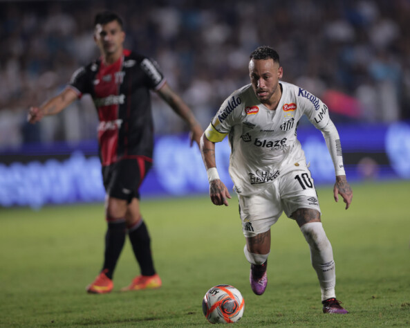 Neymar em atuação pelo Santos